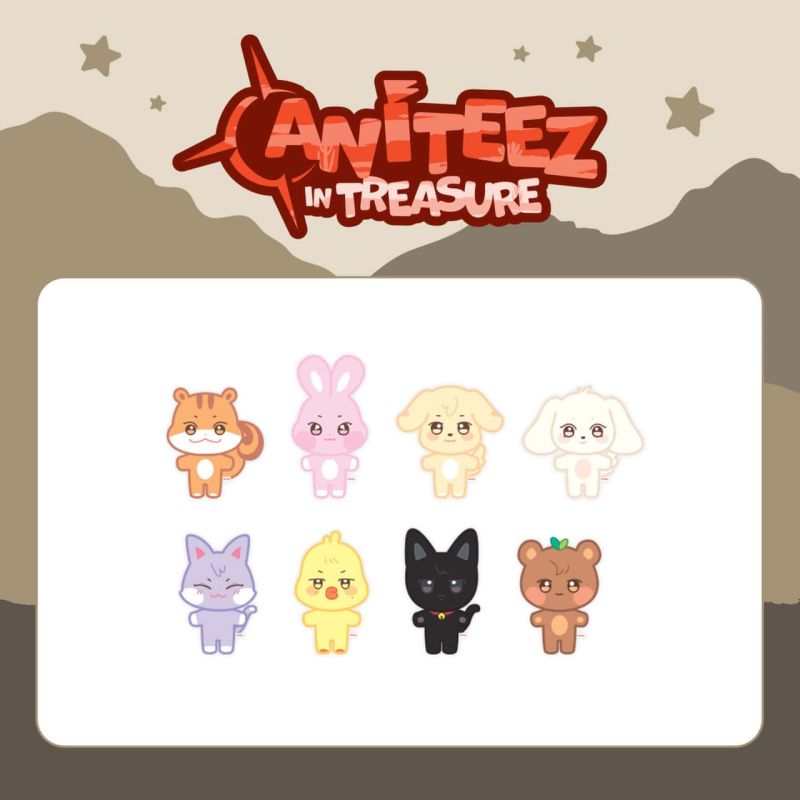 ATEEZ X ANITEEZ IN TREASURE - Plush Doll