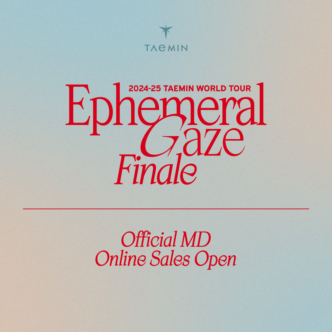 [PREORDER] TAEMIN - Ephemeral Gaze Finale MD