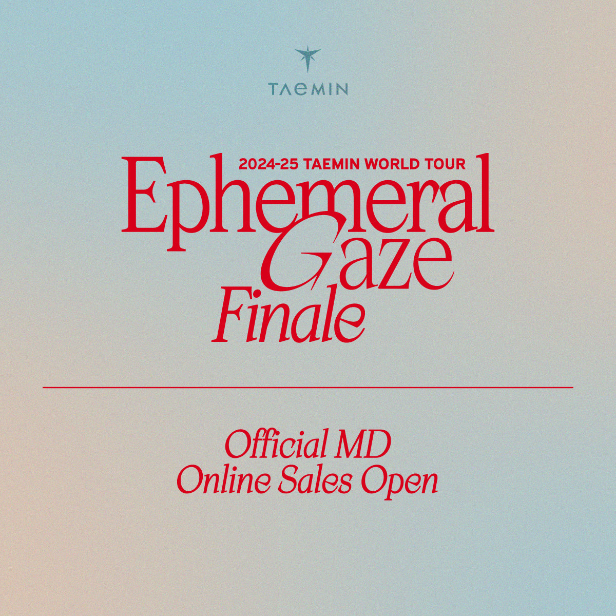 [PREORDER] TAEMIN - Ephemeral Gaze Finale MD