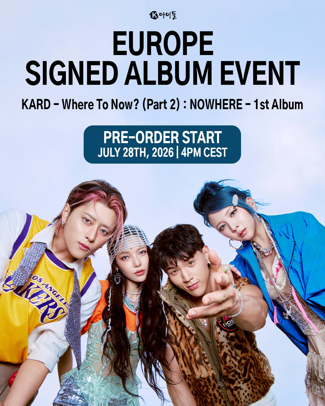 [K IDOL PREORDER EVENT] KARD - Where to Now? Part.2: Nowhere - 1st album