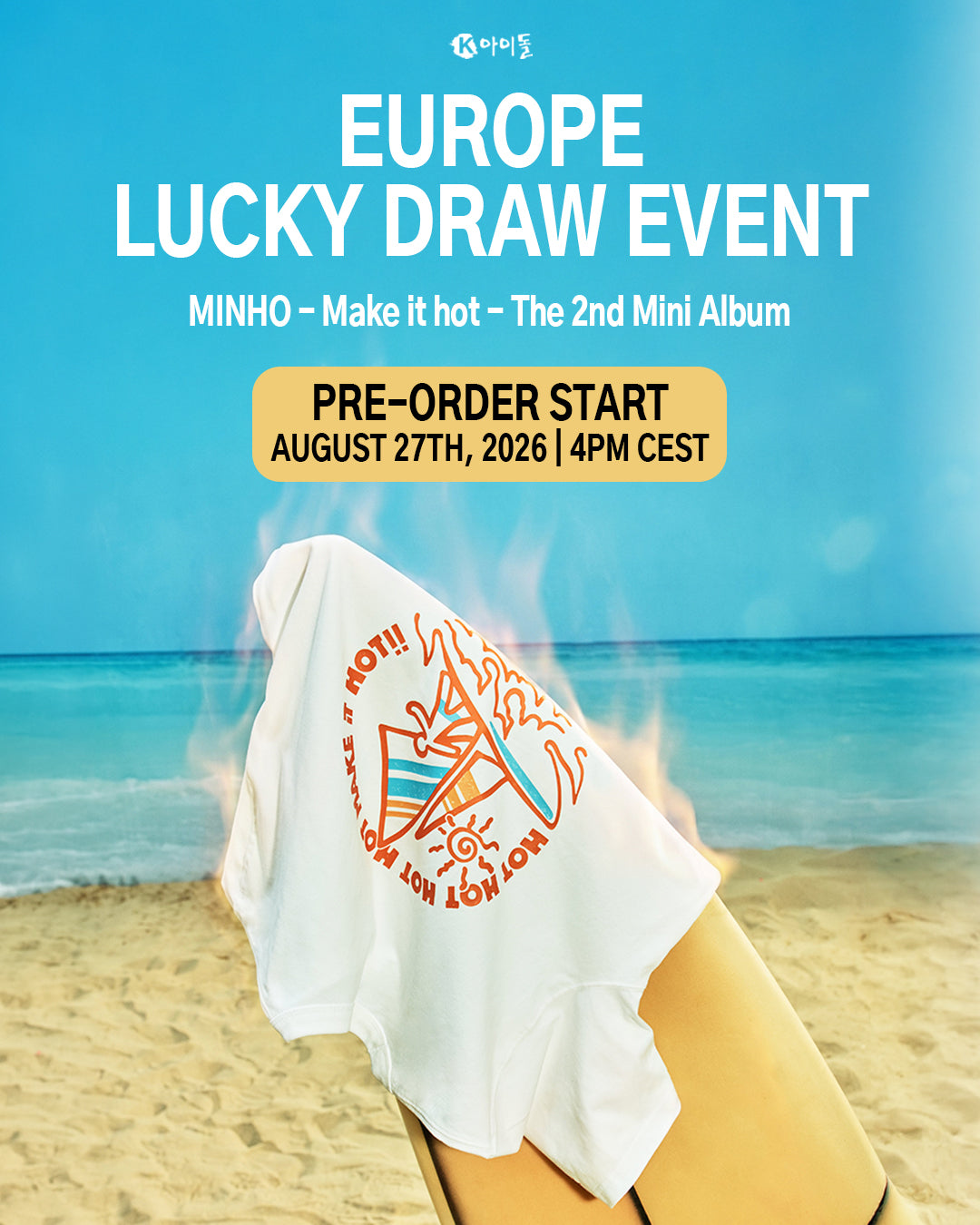 [K IDOL PREORDER EVENT] MINHO - Make It Hot - 2nd mini album