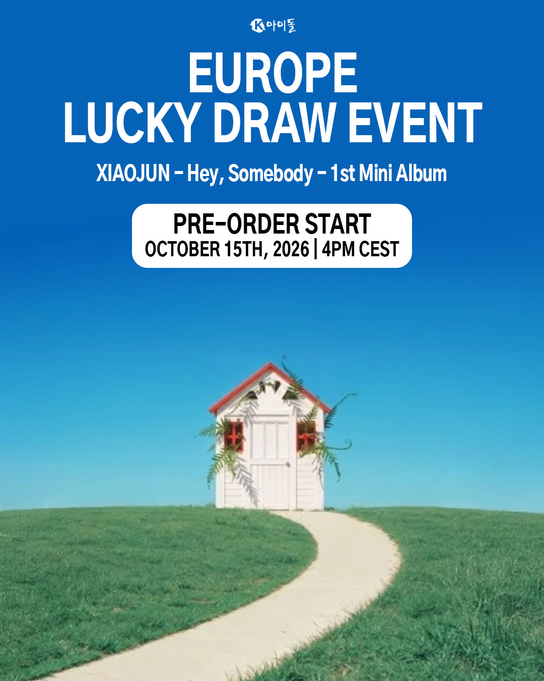 [K IDOL PREORDER EVENT] XIAOJUN - Hey, Somebody - 1st mini album