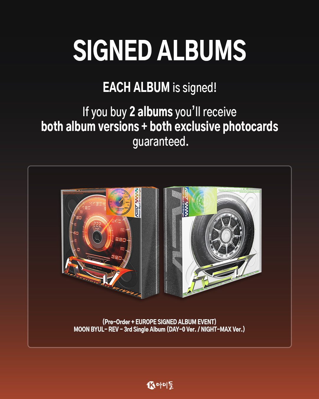 [K IDOL PREORDER EVENT] MOONBYUL - REV - 3rd single album