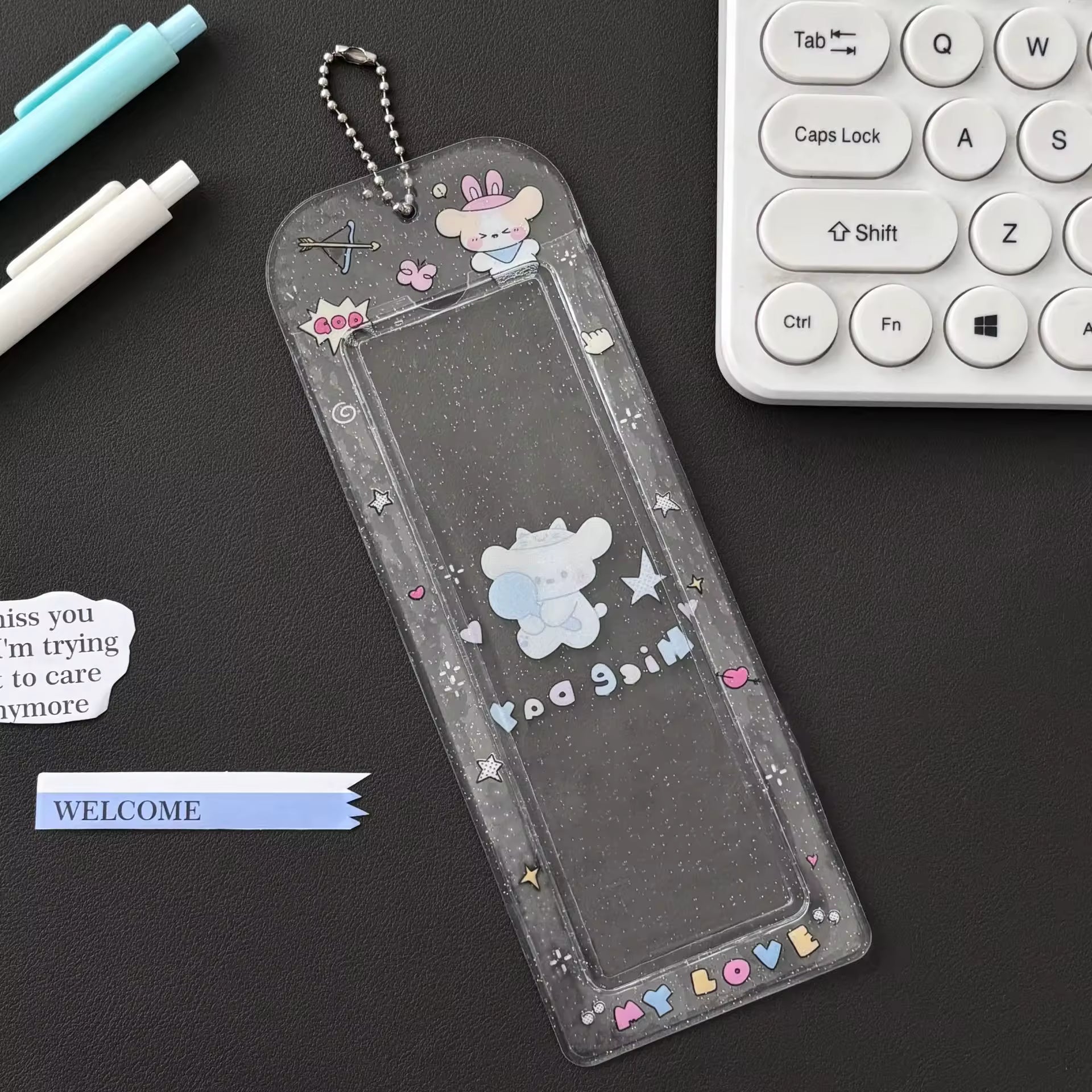 4cut Photo Holders - Clear Sparkling PVC