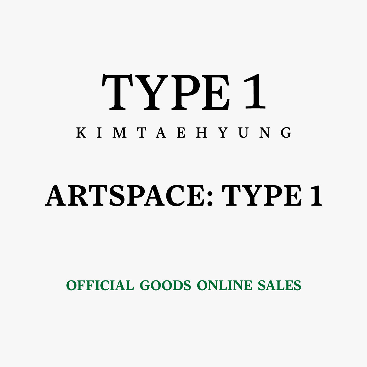 [PREORDER] V - [ARTSPACE: TYPE 1] MD