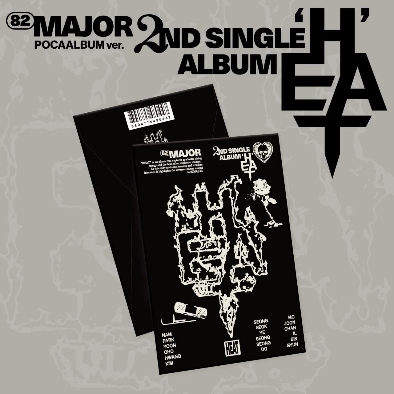 [PREORDER] 82MAJOR - HEAT [POCA] - 2nd single album