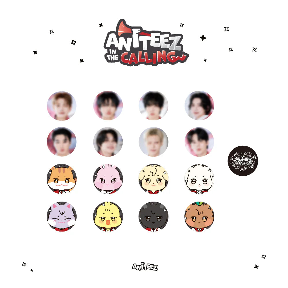 ATEEZ - Random Can Badge - Aniteez in the Calling MD