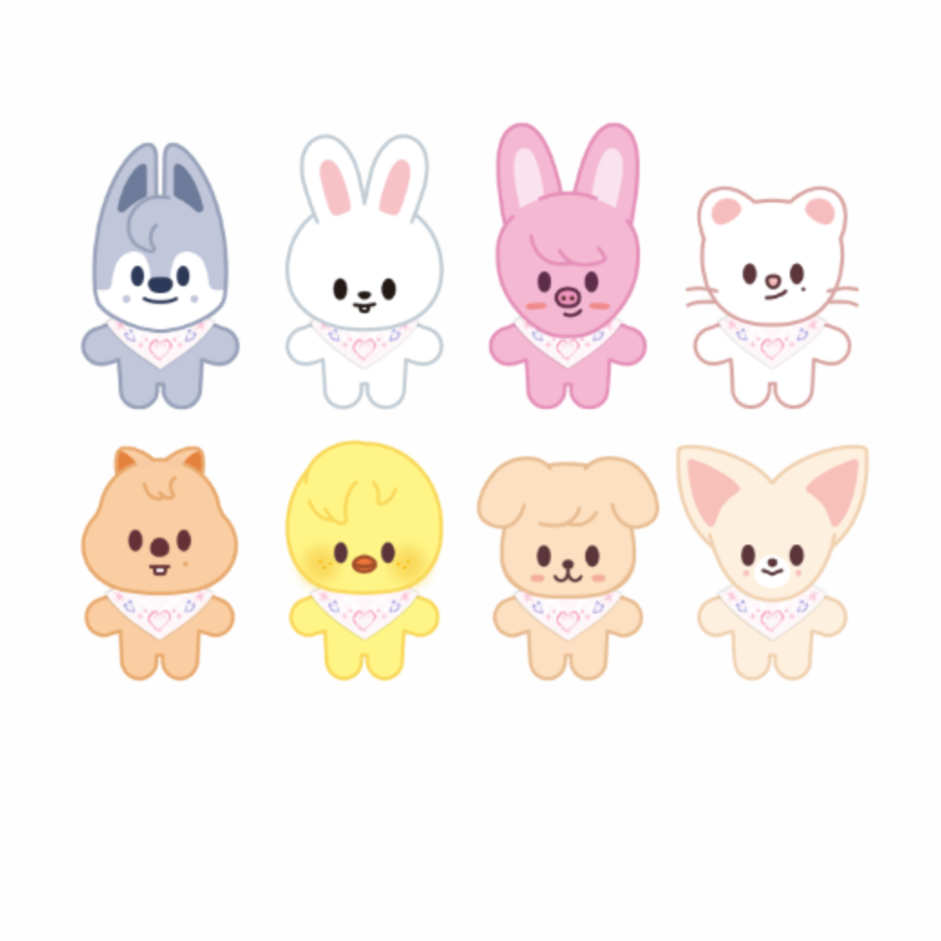 STRAY KIDS - 10cm Plush - 5th Fanmeeting SKZ 5'CLOCK MD
