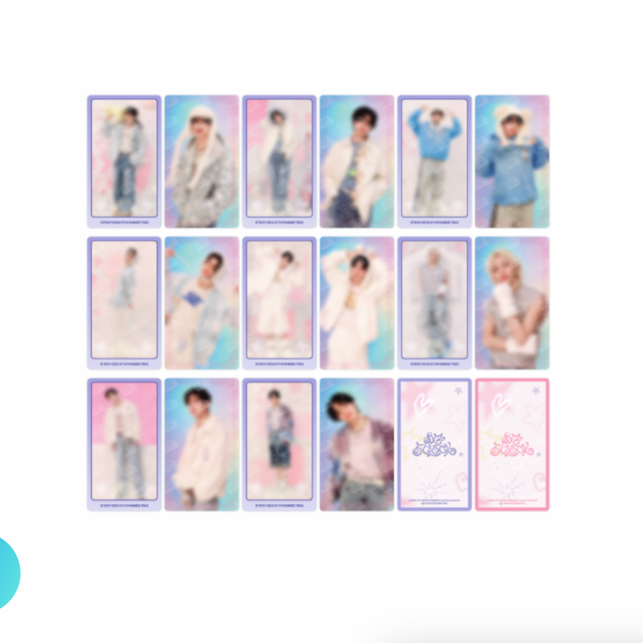 STRAY KIDS - Special Trading Card - 5th Fanmeeting SKZ 5'CLOCK MD