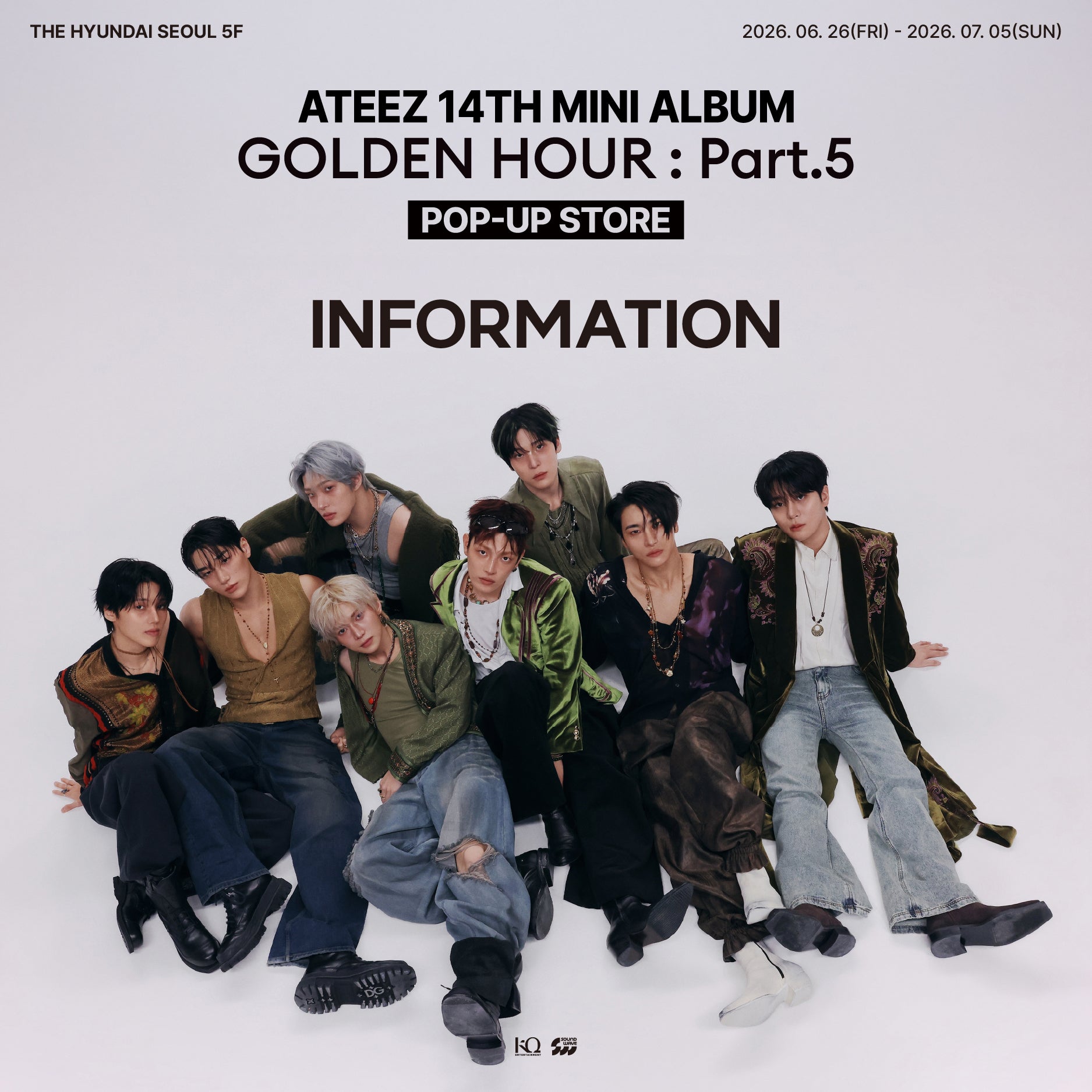 [PREORDER EVENT] ATEEZ - POP-UP STORE [GOLDEN HOUR : Part.5] MD
