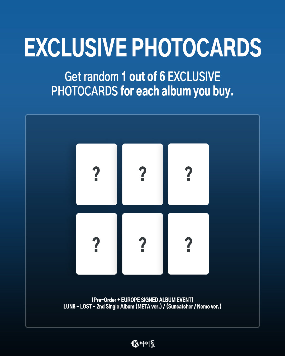 [PREORDER EVENT] LUN8 - Lost - 2nd single album
