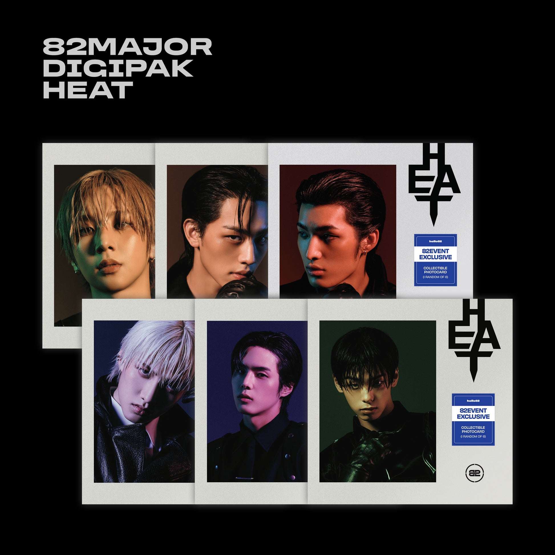 [hello82 PREORDER] 82MAJOR - HEAT [DIGIPAK] - 2nd single album