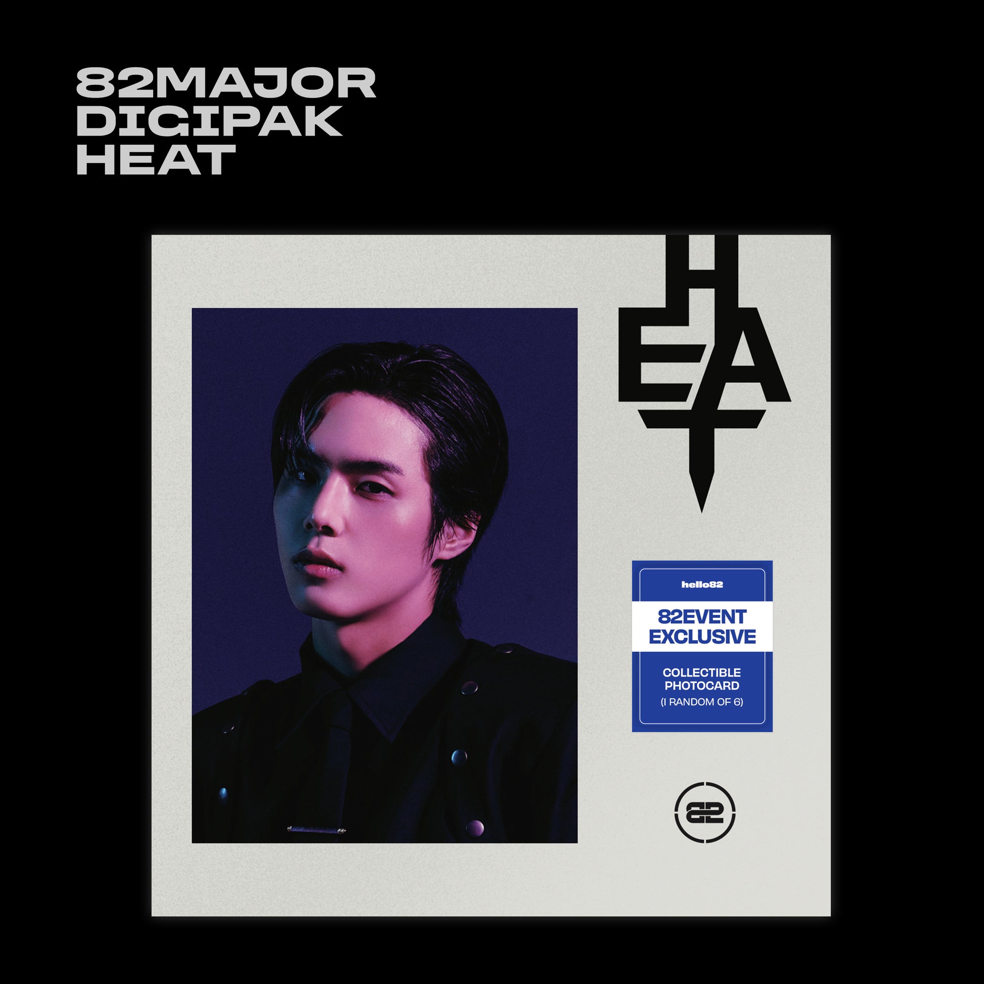 [hello82 PREORDER] 82MAJOR - HEAT [DIGIPAK] - 2nd single album