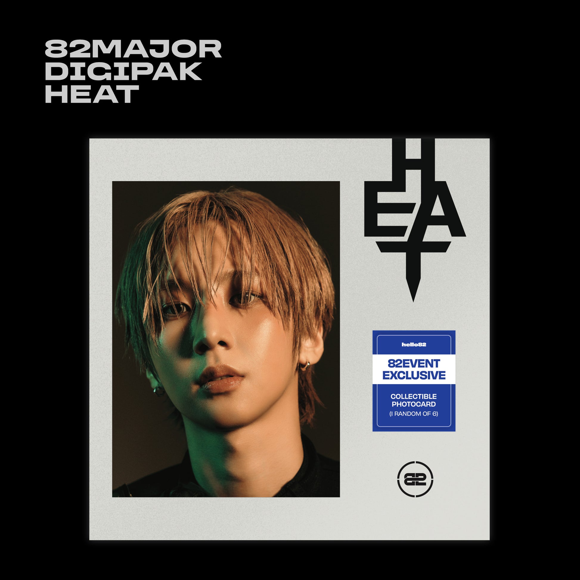 [hello82 PREORDER] 82MAJOR - HEAT [DIGIPAK] - 2nd single album