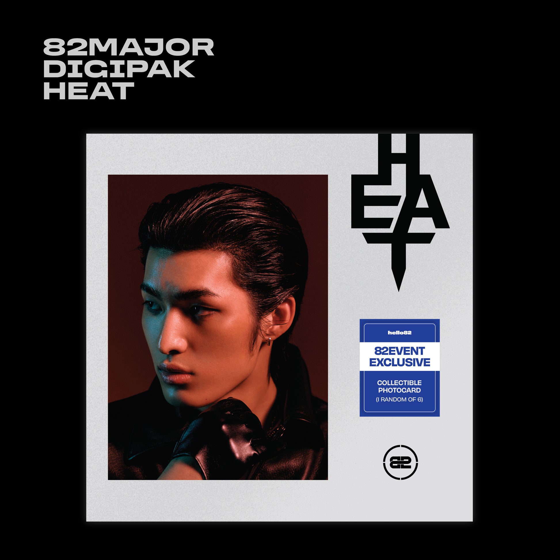[hello82 PREORDER] 82MAJOR - HEAT [DIGIPAK] - 2nd single album