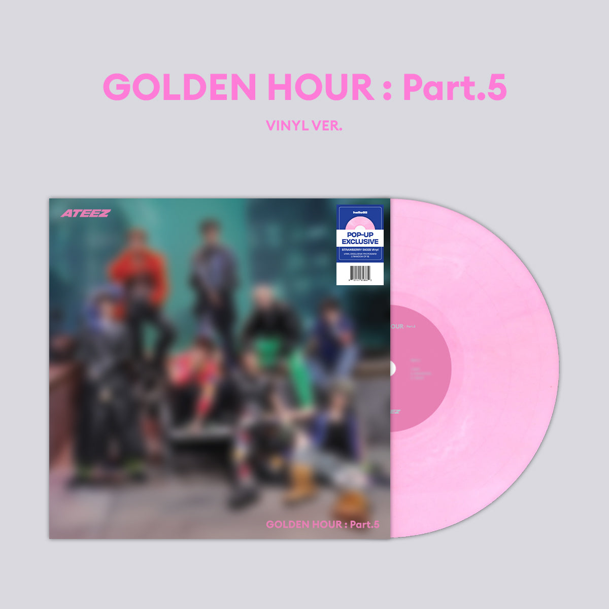 [PREORDER hello82] ATEEZ - GOLDEN HOUR : Part.5 (VINYL VER.) - POP-UP Exclusive