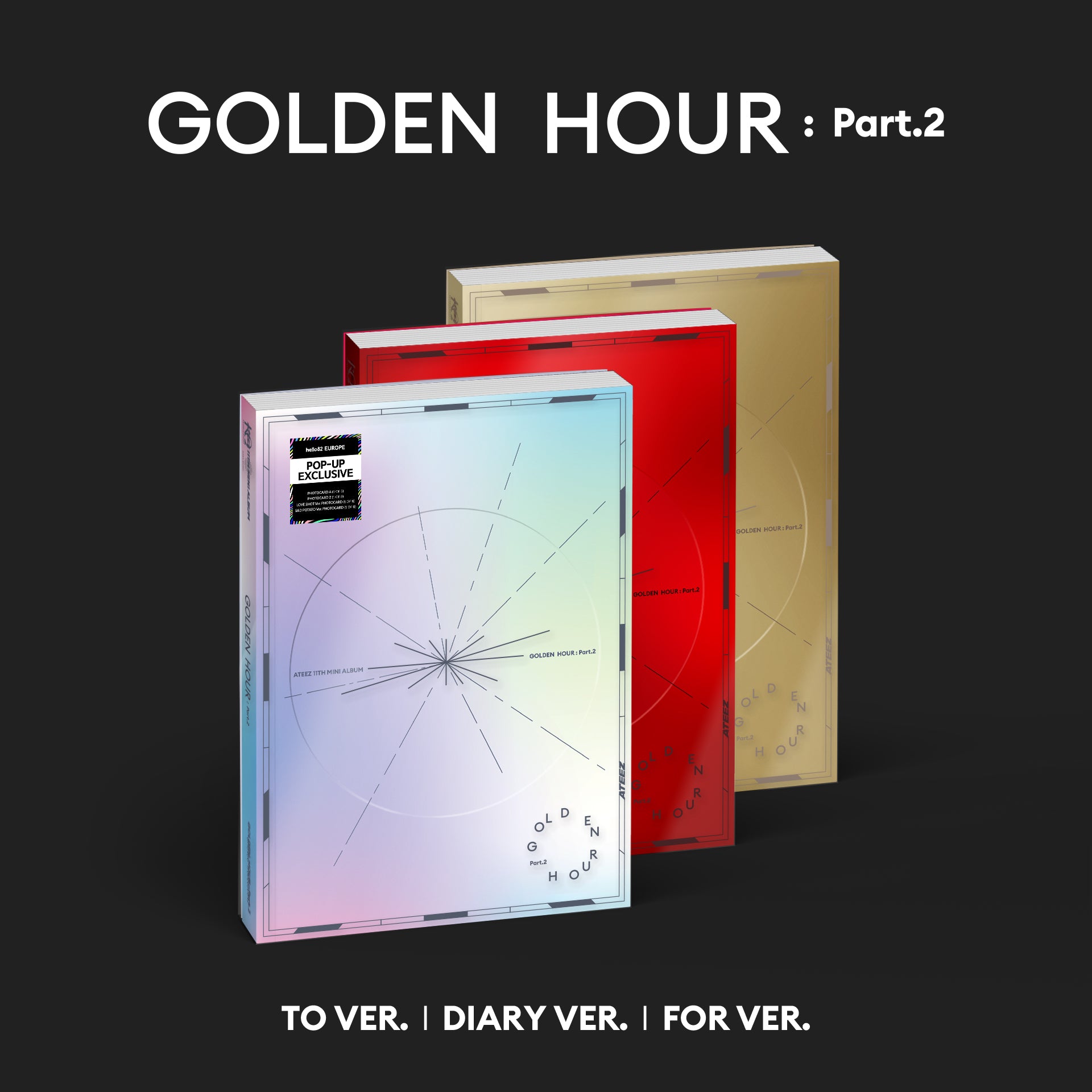 [hello82] ATEEZ - GOLDEN HOUR Part.2 [POP-UP EXCLUSIVE] - 11th mini album