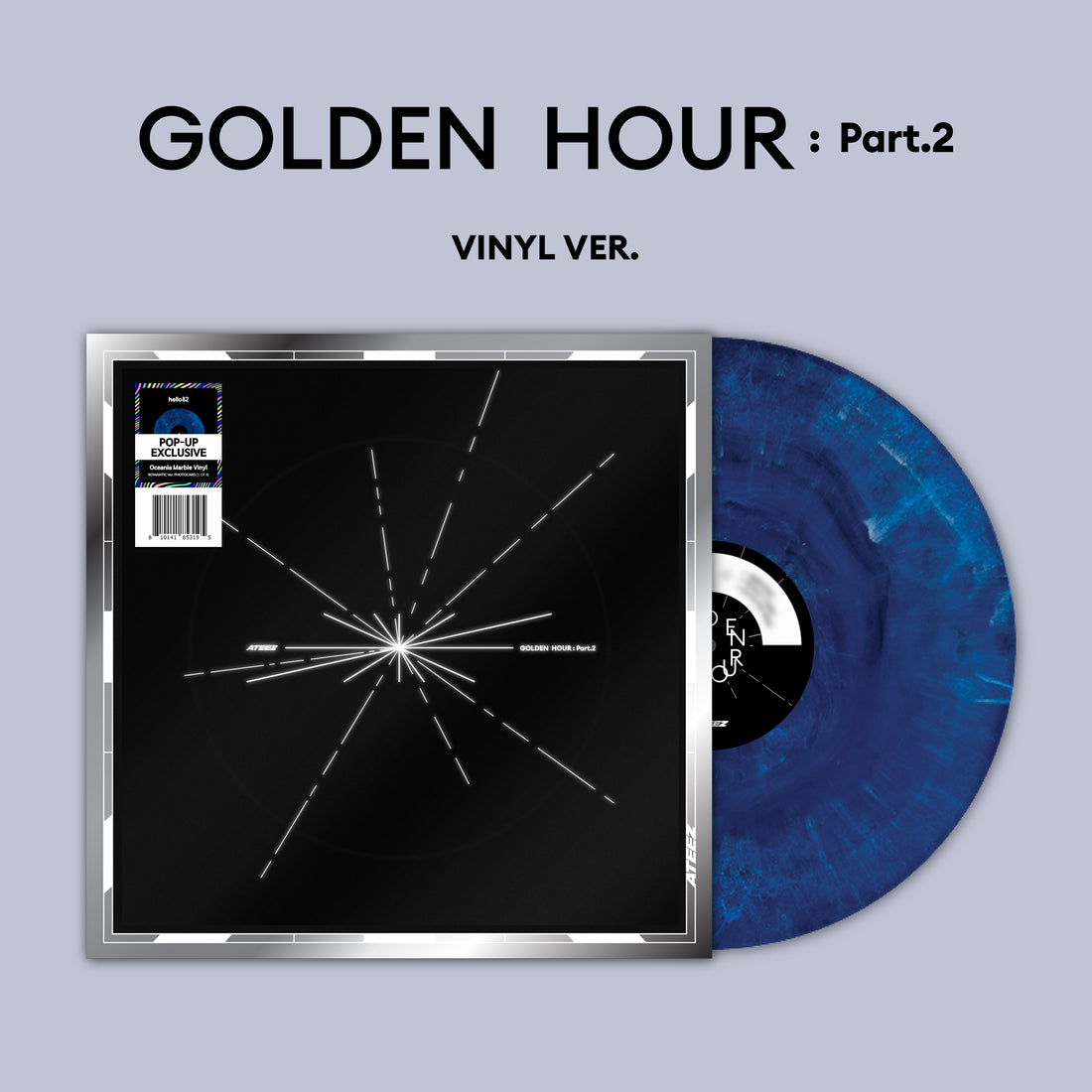 [PREORDER hello82] ATEEZ - GOLDEN HOUR Part.2 [VINYL][POP-UP EXCLUSIVE] - 11th mini album