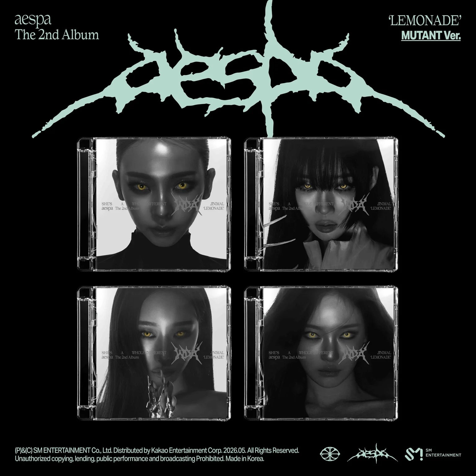 AESPA - Lemonade [MUTANT] - 2nd regular album