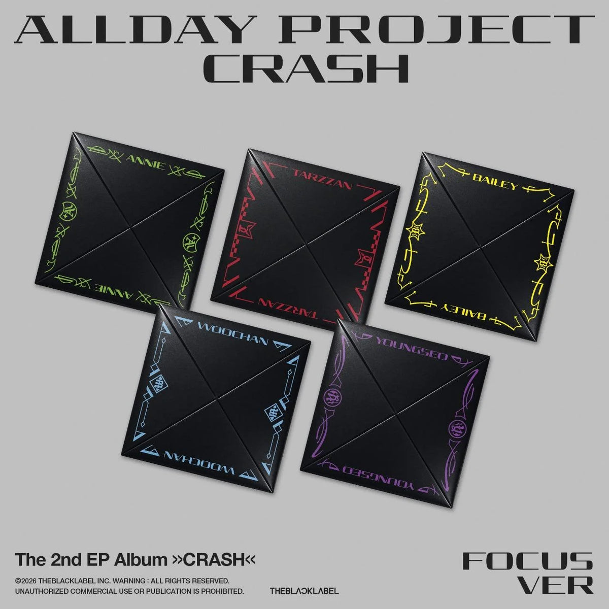 [PREORDER EVENT] ALLDAY PROJECT - Crash [FOCUS] - 2nd EP album