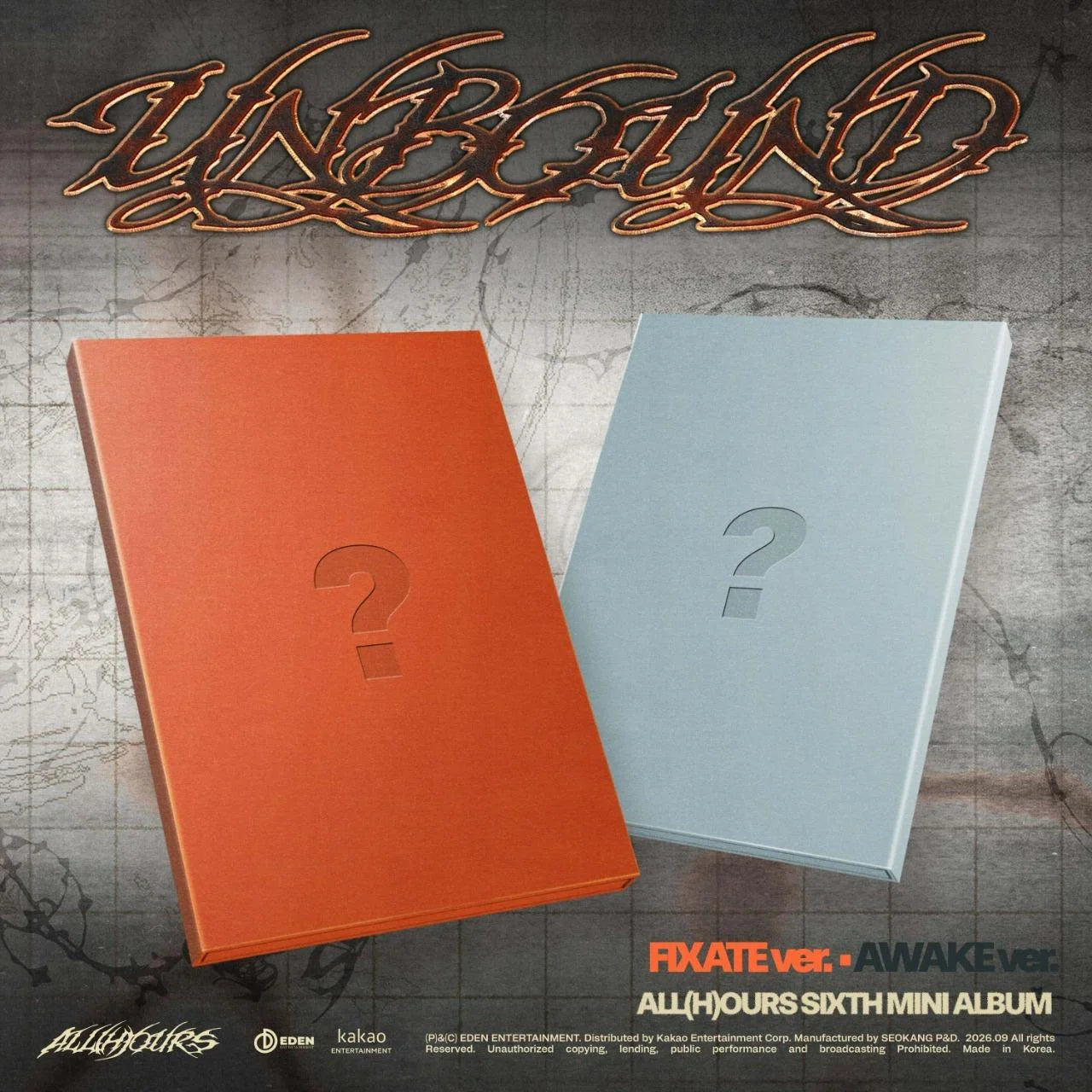 [PREORDER] ALL(H)OURS - Unbound - 6th mini album
