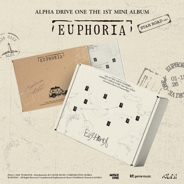 ALPHA DRIVE ONE - Euphoria [STAR ROAD] - 1st mini album