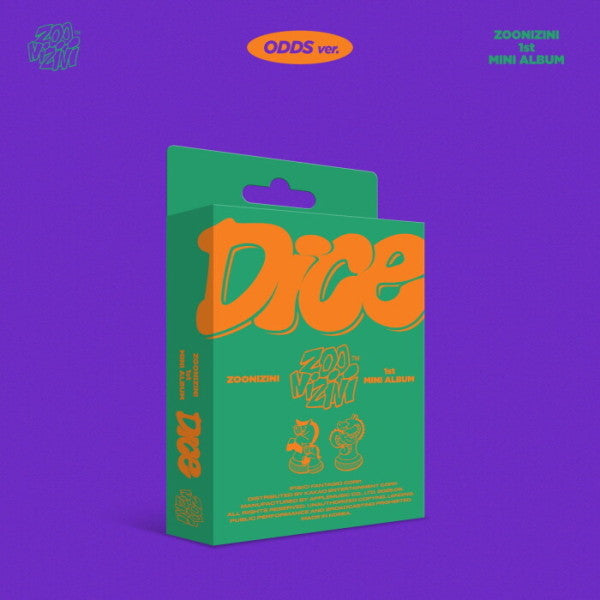 [PREORDER EVENT] ZOONIZINI - Dice - 1st mini album