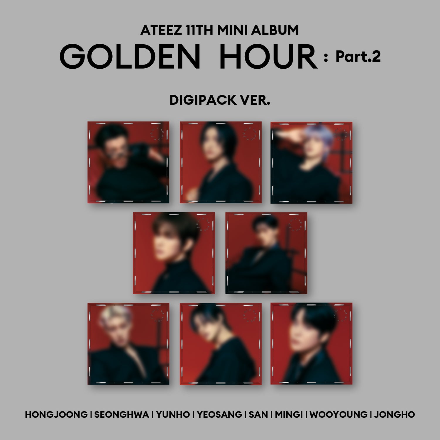 ATEEZ - Golden Hour Part.2 [DIGIPACK] - 11th mini album