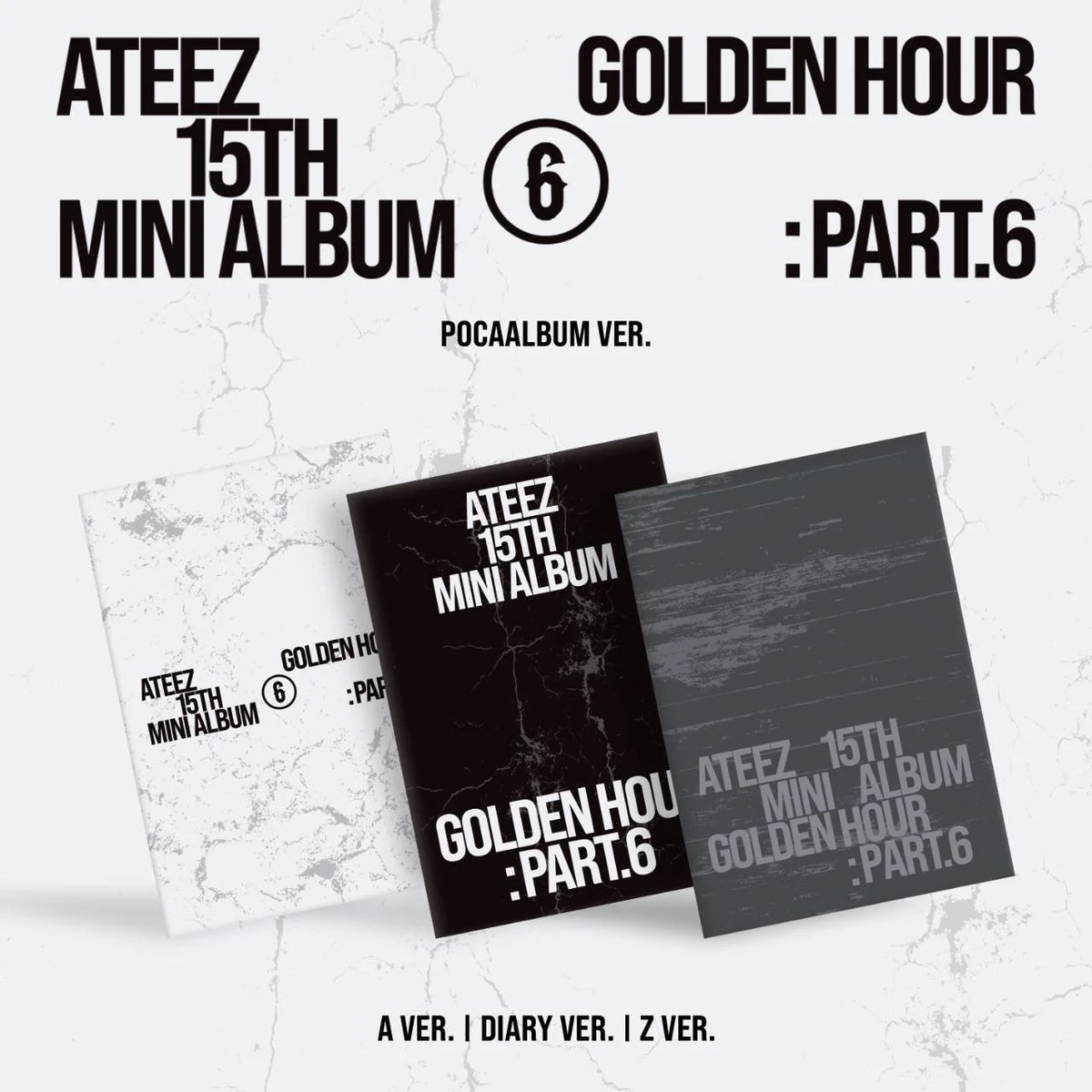 [PREORDER EVENT] ATEEZ - Golden Hour: Part.6 [POCA] - 15th mini album