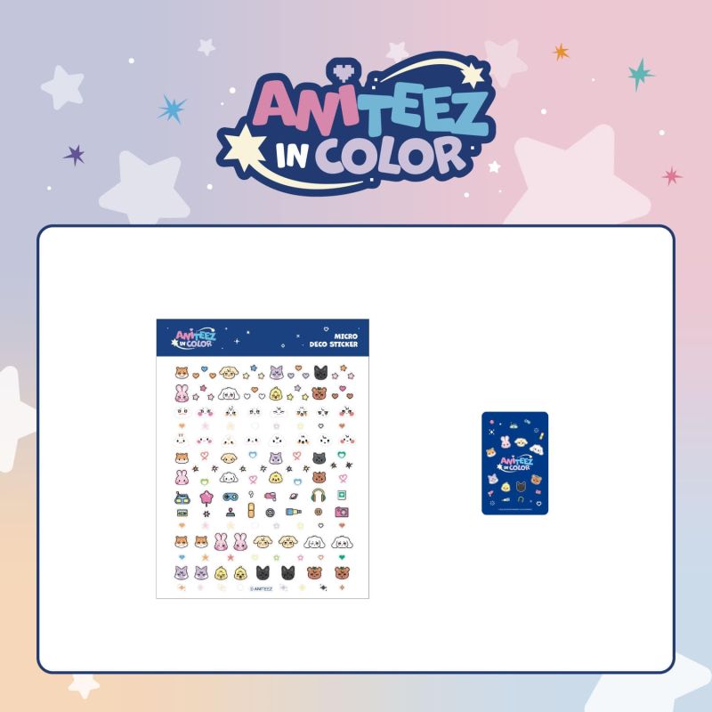 ATEEZ - Micro Deco Sticker - Aniteez in Color
