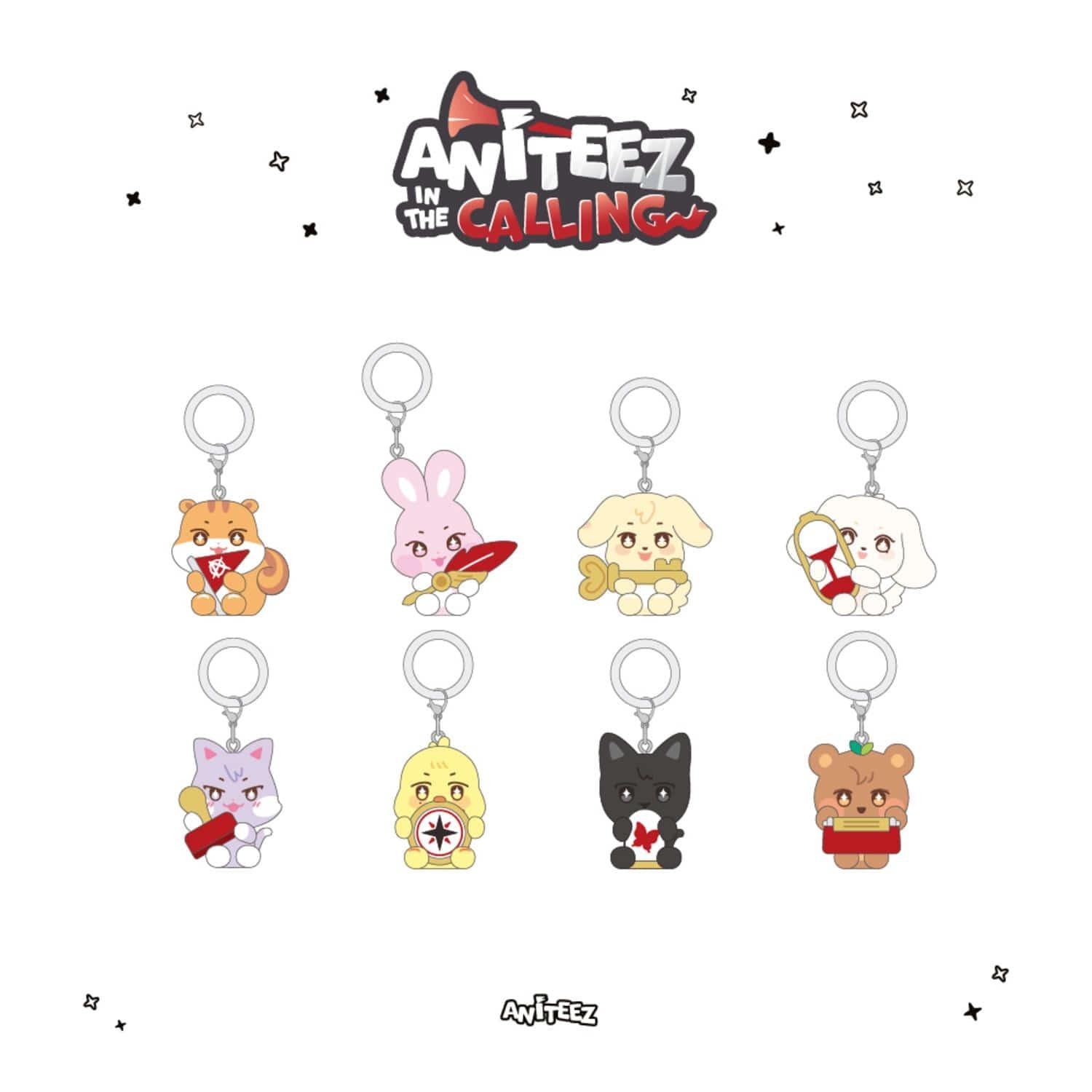 ATEEZ - Random Marking Mascot Charm - Aniteez in the Calling MD