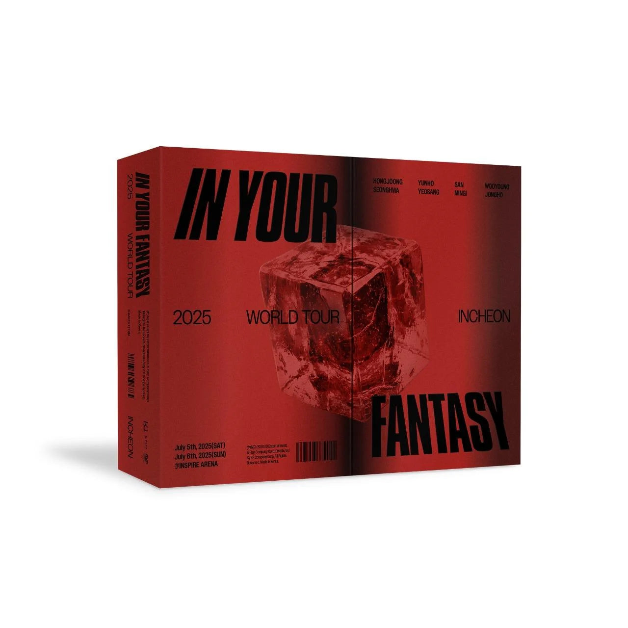 [PREORDER] ATEEZ - 2025 World Tour In Your Fantasy In Incheon [DVD]