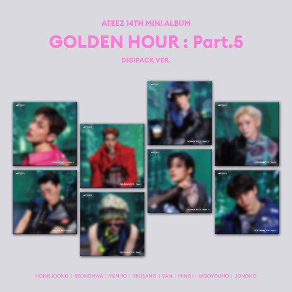 [PREORDER EVENT] ATEEZ - GOLDEN HOUR : Part.5 [DIGIPACK]