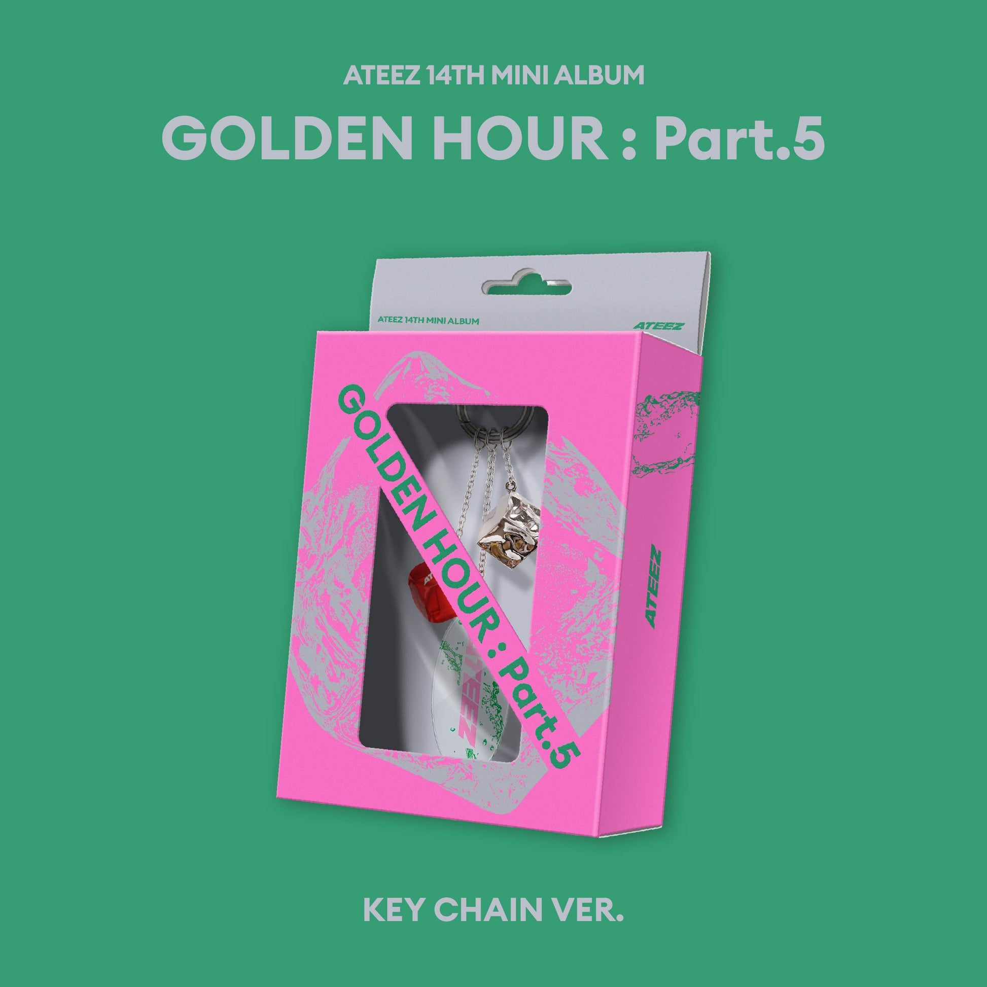 [PREORDER EVENT] ATEEZ - GOLDEN HOUR : Part.5 [KEYCHAIN]