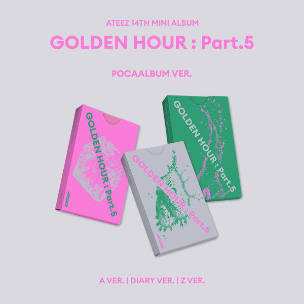 [PREORDER EVENT] ATEEZ - GOLDEN HOUR : Part.5 [POCA]