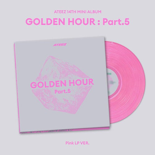 [PREORDER EVENT] ATEEZ - GOLDEN HOUR : Part.5 [PINK LP]