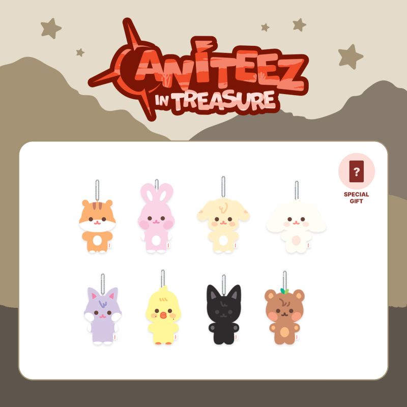 ATEEZ X ANITEEZ IN TREASURE - Flat-Fur Plush