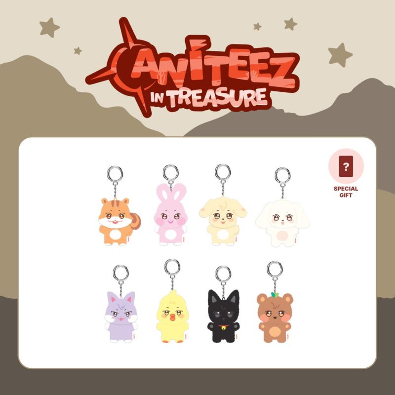 ATEEZ X ANITEEZ IN TREASURE - Mini Plush