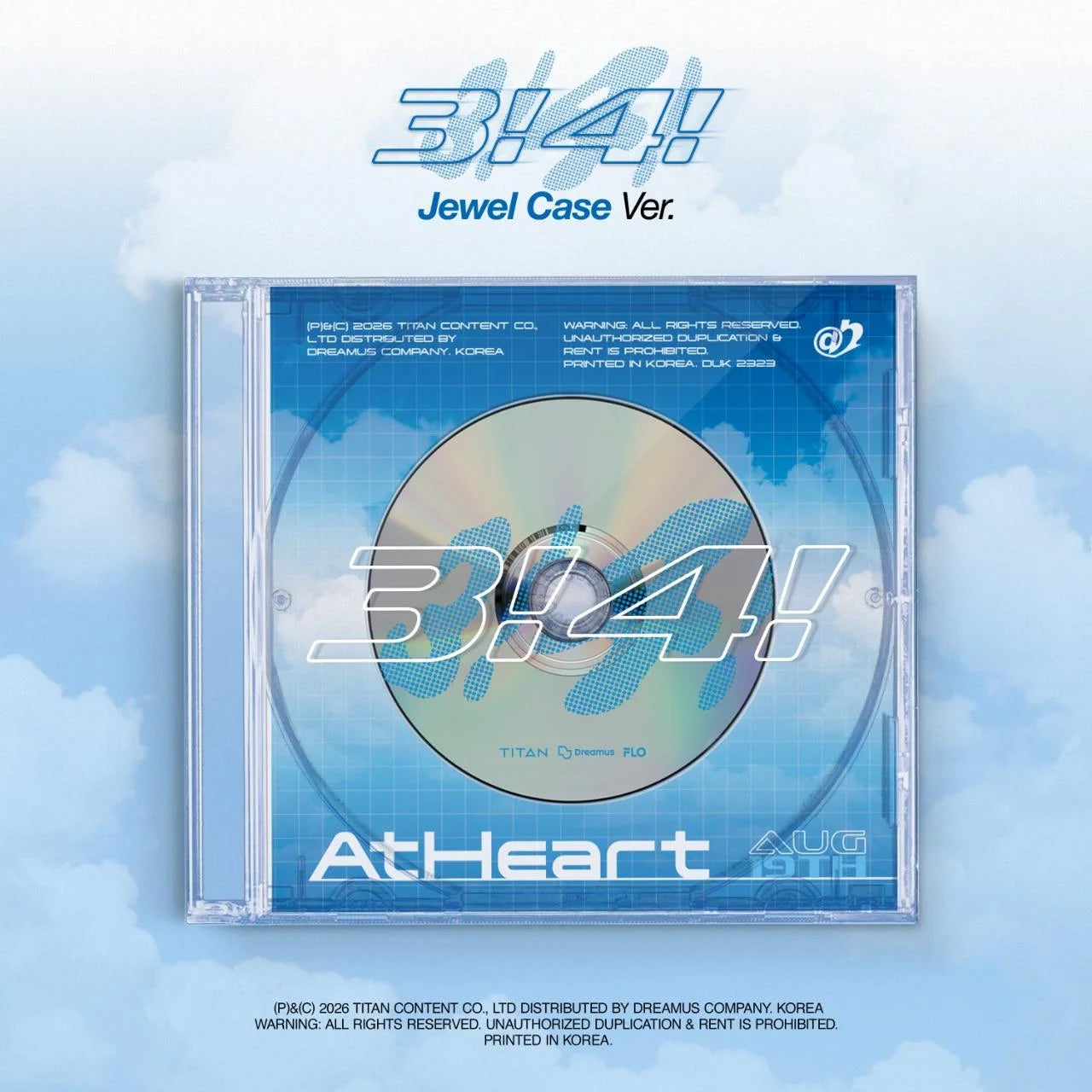 [PREORDER] ATHEART - 3!4! [JEWELCASE] - Single album