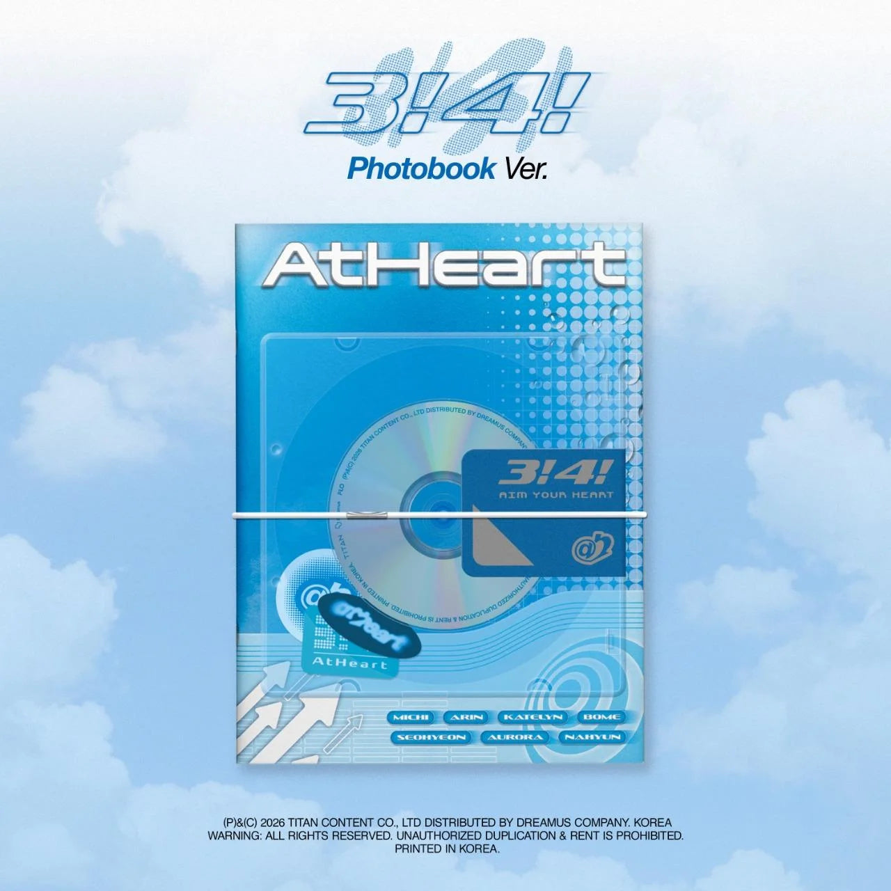[PREORDER] ATHEART - 3!4! - Single album