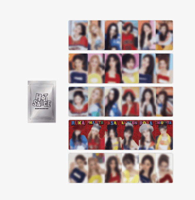[PREORDER] BABYMONSTER - Hot Sauce Trading Photocards