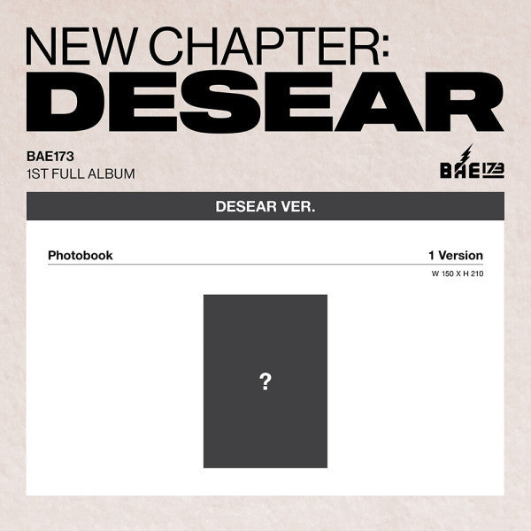 [PREORDER] BAE173 - New Chapter: Desear - 1st regular album
