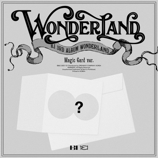 B.I - Wonderland [MAGIC CARD] - 3rd regular album