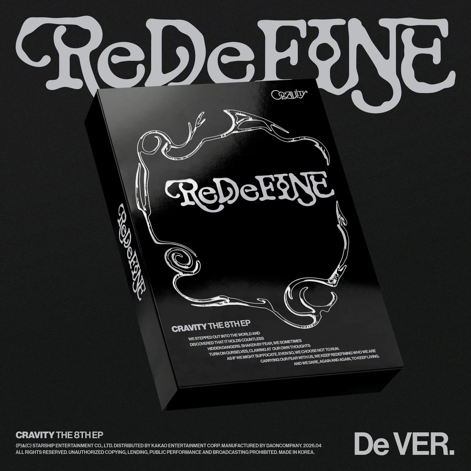 CRAVITY - ReDeFINE - 8th EP album