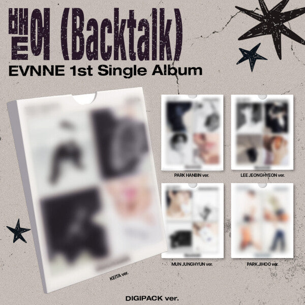 [PREORDER] EVNNE - Backtalk [DIGIPACK] - 1st single album