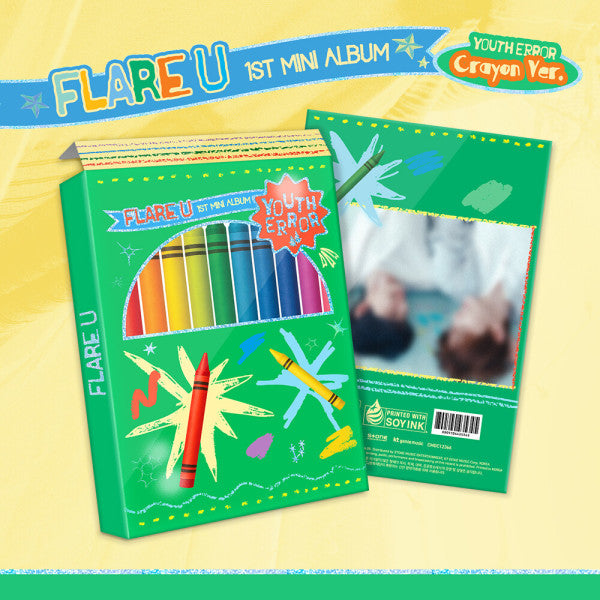 [PREORDER] FLARE U - Youth Error [CRAYON] - 1st mini album
