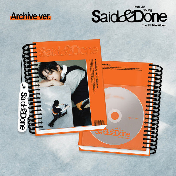 [PREORDER] PARK JINYOUNG - Said&Done [ARCHIVE] - 2nd mini album