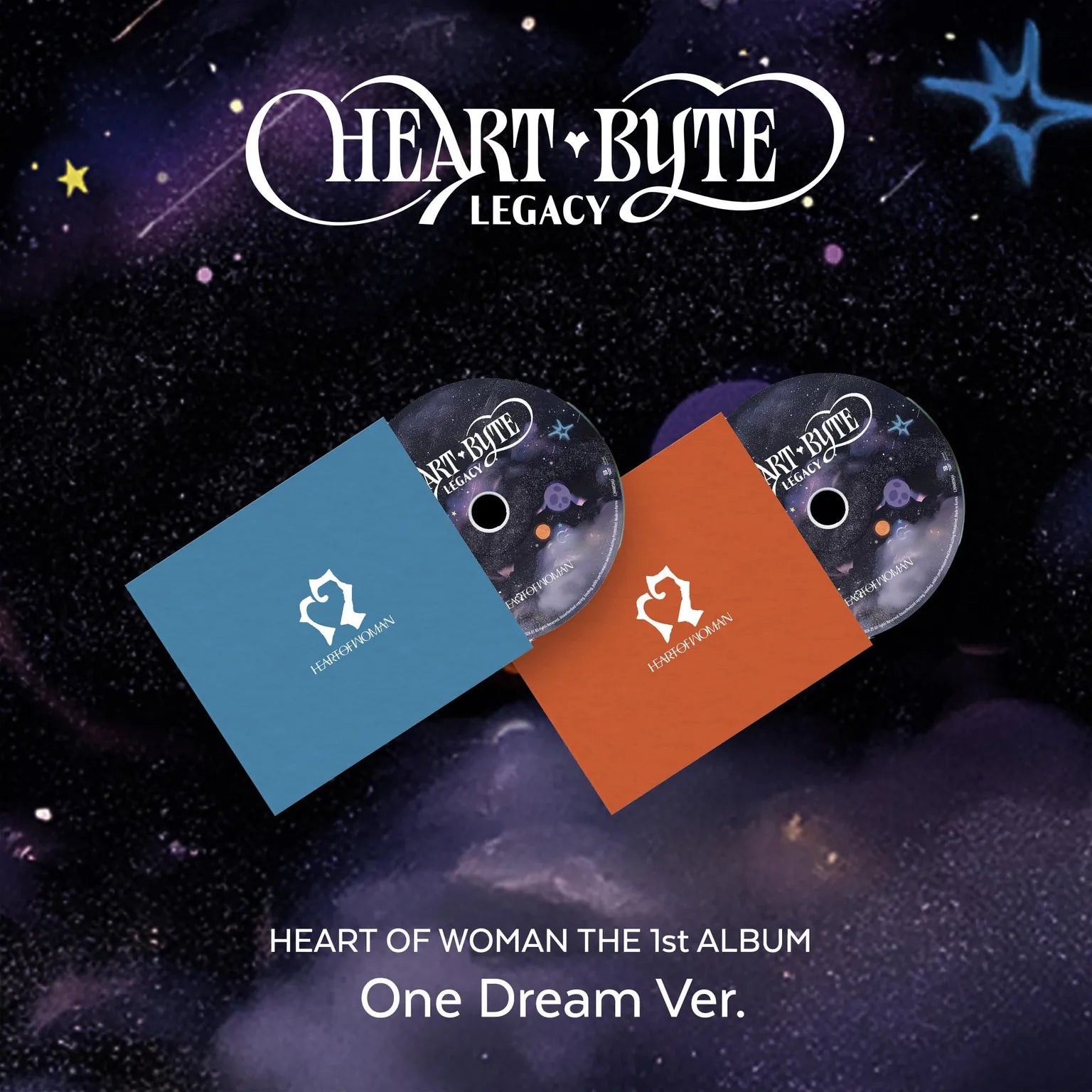 [PREORDER] HEART OF WOMAN - Heart Byte: Legacy [ONE DREAM] - 1st album