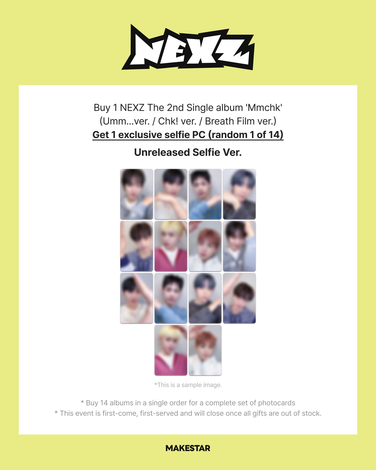 [MAKESTAR LUCKY DRAW EVENT] NEXZ - Mmchk - 2nd single album