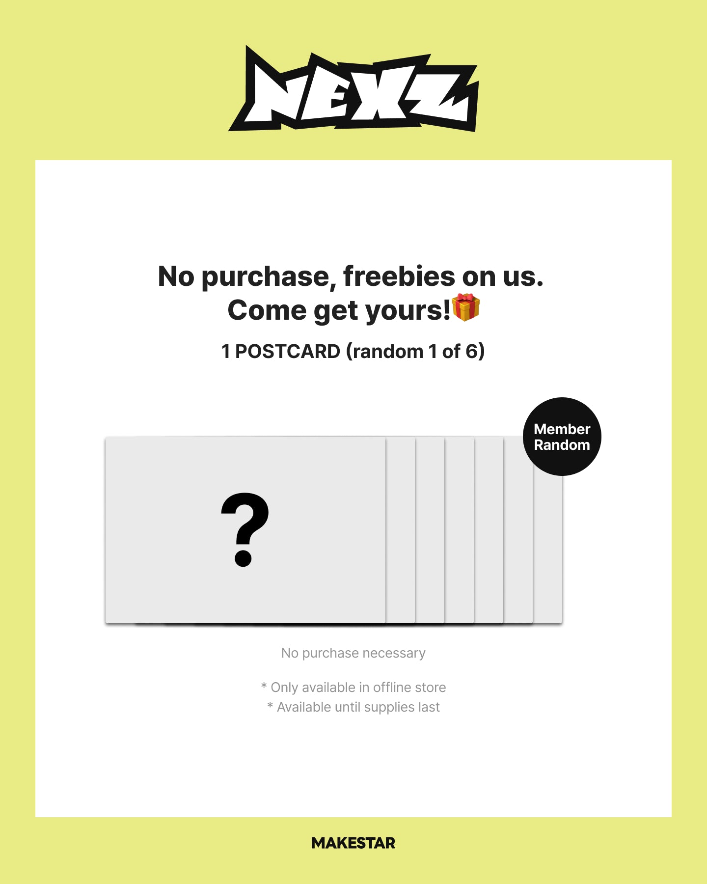 [MAKESTAR LUCKY DRAW EVENT] NEXZ - Mmchk - 2nd single album